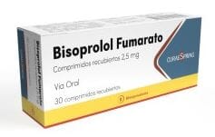 Bisoprolol 2,5 mg x 30 comprimidos Curae Spring
